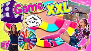 JUEGO de mesa GIGANTE challenge 🎲 El primero en llegar al final GANA el PREMIO GIANT board GAME XXL [upl. by Ydahs]