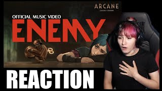 Enemy  Arcane League of Legends Music Video Reaction [upl. by Rafiq]