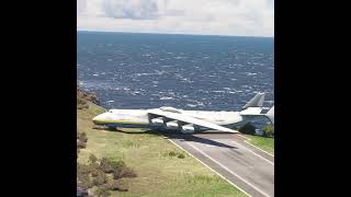 Super RARE for the largest aircraft to take off from a short runway [upl. by Barnaby693]