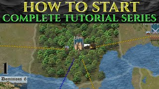 HOW TO START  Full Tutorial Gameplay Guide DOMINIONS 6 Ep 1 [upl. by Caldwell]