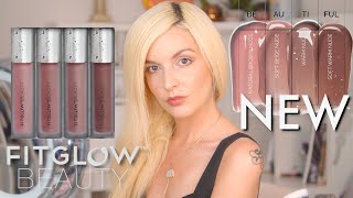 NEW FITGLOW Beauty LIP SERUM COLLECTORS KIT Beautiful Edition Review  Swatches [upl. by Ameehs]