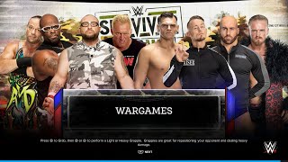 WWE 2K24 WARGAMES MATCH THE ECW ORIGINALS VS THE NEW IMPERIUM [upl. by Disini]