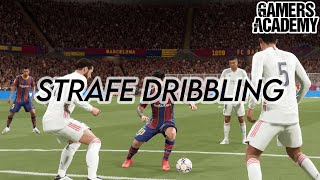 FIFA 21  How to do Strafe Dribbling 🎮 🔥 [upl. by Yenots]