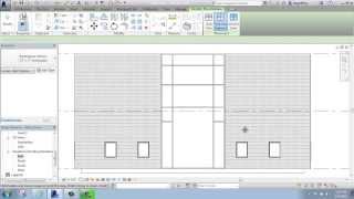 22  Autodesk Revit  Curtain Walls Grid Lines and Mullions  Brooke Godfrey [upl. by Anyahc]