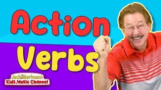 Get into Action With Action Verbs  Jack Hartmann [upl. by Gardal]