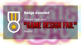 How Royale High FAILED Its Own Game Design [upl. by Enrobyalc]