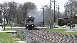 HiDef More Great EMD Action on the NS Harrisburg Line [upl. by Neely]