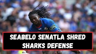 Seabelo Senatla Highlights  DHL Stormers vs Cell C Sharks  United Rugby Championship [upl. by Piers]