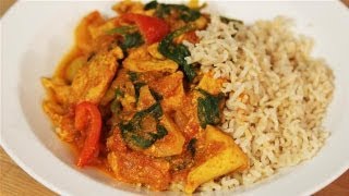 How To Make A Low Fat Chicken Curry The Lighter Option [upl. by Jessen207]