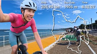 I cycled 200km around the perimeter of Sydney in ONE DAY using BIKE PATHS [upl. by Nitsid335]