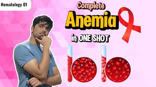 Complete Anemia in ONE SHOT  Hematology  RBC IndicesMBBSIOM [upl. by Clifton]