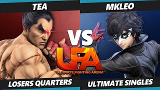 UFA 2023 Top 8  MkLeo Joker Vs Tea Kazuya Smash Ultimate  SSBU [upl. by Epoh]