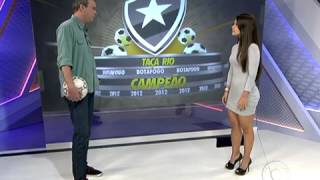 Fernanda Maia gandula destaque na final da Taçaa Rio participa do Globo Esporte [upl. by Freddi379]