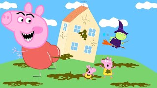 What Happened To Peppa On The Mountain Peppa Pig Funny Animation [upl. by Einhpets]