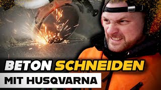 Beton schneiden  Husqvarna CutNBreak [upl. by Kleinstein]