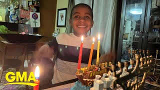 Celebrating Hanukkah amid spike in antisemitism [upl. by Are]