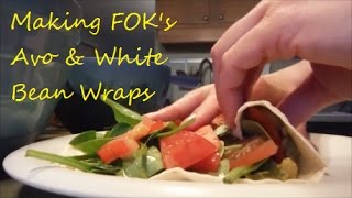 Making Forks Over Knives quotAvocado and White Bean Salad Wrapsquot [upl. by Amoeji]