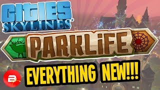 Cities Skylines PARKLIFE  EVERYTHING NEW Castle of Lord ChirpwickZooAmusement Park amp more [upl. by Genna]