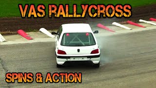 VAS rallycross Arendonk 2772024 Spins amp Action [upl. by Cower425]