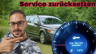 volvo V70 Service Zurücksetzen  إعادة ضبط سرفس Service Reset علي اسماعيل  Ali Ismaeil [upl. by Ennoid]