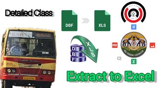 DBF TO EXCEL CONVENTION TWO EASY METHODS എങ്ങനെ DBF FILE എങ്ങനെ EXCEL ഫയൽ ആയി മാറ്റാം [upl. by Einnil]