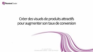 Webinar WiziShop  Comment créer des visuels produits attractifs par PackshotCreator [upl. by Allehcim887]