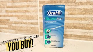 My Honest Review of Oral B Super Floss [upl. by Odlareg]