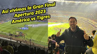 AMERICA CAMPEON Apertura 2023 Gran Final AMÉRICA vs TIGRES Reaccion desde Estadio Azteca [upl. by Michaeline207]