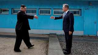 Key moments from historic Korean summit [upl. by Notnroht517]