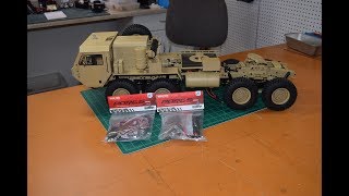 112 HG Models RC HEMTT Install Lights amp Sound [upl. by Ahsinehs807]