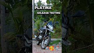 platina mileage test 🥵😡mileage mileagetest [upl. by Ianaj]