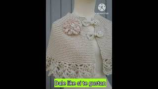 Capas tejidas a crochet para mujer 12 hermosos estilos 🛑 [upl. by Leduar]