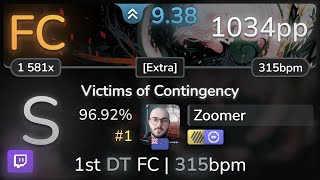 🔴 94⭐ Zoomer  EPICA  Victims of Contingency Extra HDDT 9692 1 1034pp FC  osu [upl. by Etnahs]