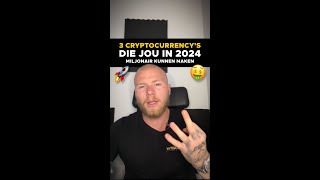 3 CRYPTOCURRENCY ALTCOINS DIE JOU MILJONAIR KUNNEN MAKEN IN 2024 [upl. by Rramo]