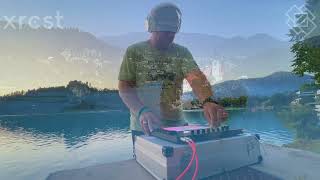 The Science Fiction Club  Glacial Lake Dub Techno Jam Live LakeBled Slovenia w Ableton Push [upl. by Atalanti]