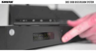 SHURE DIS DDS 5900 Digital Discussion System Overview  VISITELECOM [upl. by Shelba]