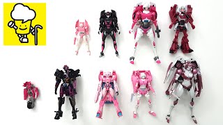 Transformers Movie Arcee G1 Animated Cyberverse Earthrise Big Firebird トランスフォーマー 變形金剛 [upl. by Aryn]