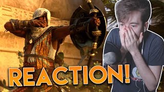 ITS FINALLY HERE  AC Origins CGICinematic Trailer  Live REACTION  Thoughts [upl. by Calabresi]