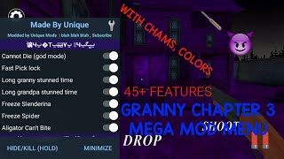 Granny Chapter 3 Mega Mod Menu  Granny Chapter 3 Mod Menu Apk Download [upl. by Daberath]