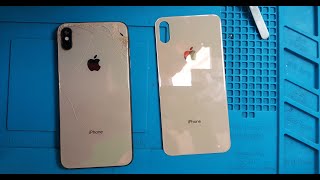 iPhone XS Max Back Glass ReplacementBroTech Kh [upl. by Helsell233]