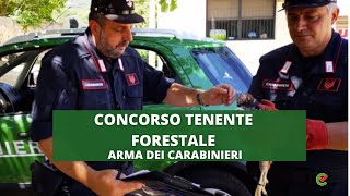 Concorso Tenente del Corpo Forestale dellArma dei Carabinieri [upl. by Thirzia]