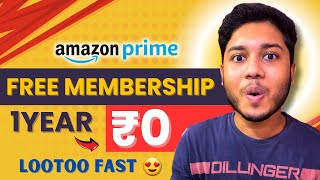 Amazon Prime Membership Free Kaise Le  How To Get 1 Year Amazon Prime Free [upl. by Notneuq]