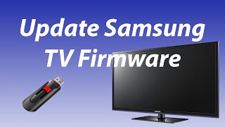 How To Upgrade Software Version on a Samsung TV NonSmartTV [upl. by Holmen800]