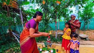 Village Life  Celebrating the Ganesh Chaturthi festival in our new village home  Indiakutty [upl. by Grous]