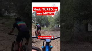 Modo TURBO una MOTO enduro ebike allmountain ciclismo [upl. by Fonz]