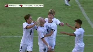 Highlights Louisville MSOC vs Bellarmine [upl. by Ardnasirhc]