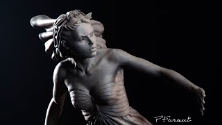 How to Hollow a Figure Sculpture with Drapery [upl. by Buckie]