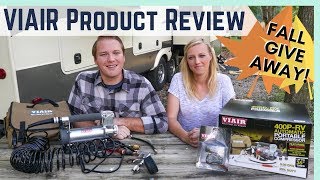 VIAIR Compressor amp Winterization Kit Review AND GIVEAWAY  RV Living [upl. by Nuhsyar]