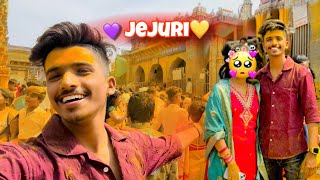 Jejuri ला गेलो family सोबत😍💛  marathi vlog🥰  ankit sakpal 04💫 [upl. by Marmion]