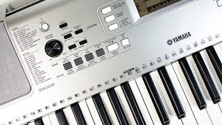 TECLADO ARRANJADOR YAMAHA YPT360  ANÁLISEREVIEW [upl. by Akihsar483]